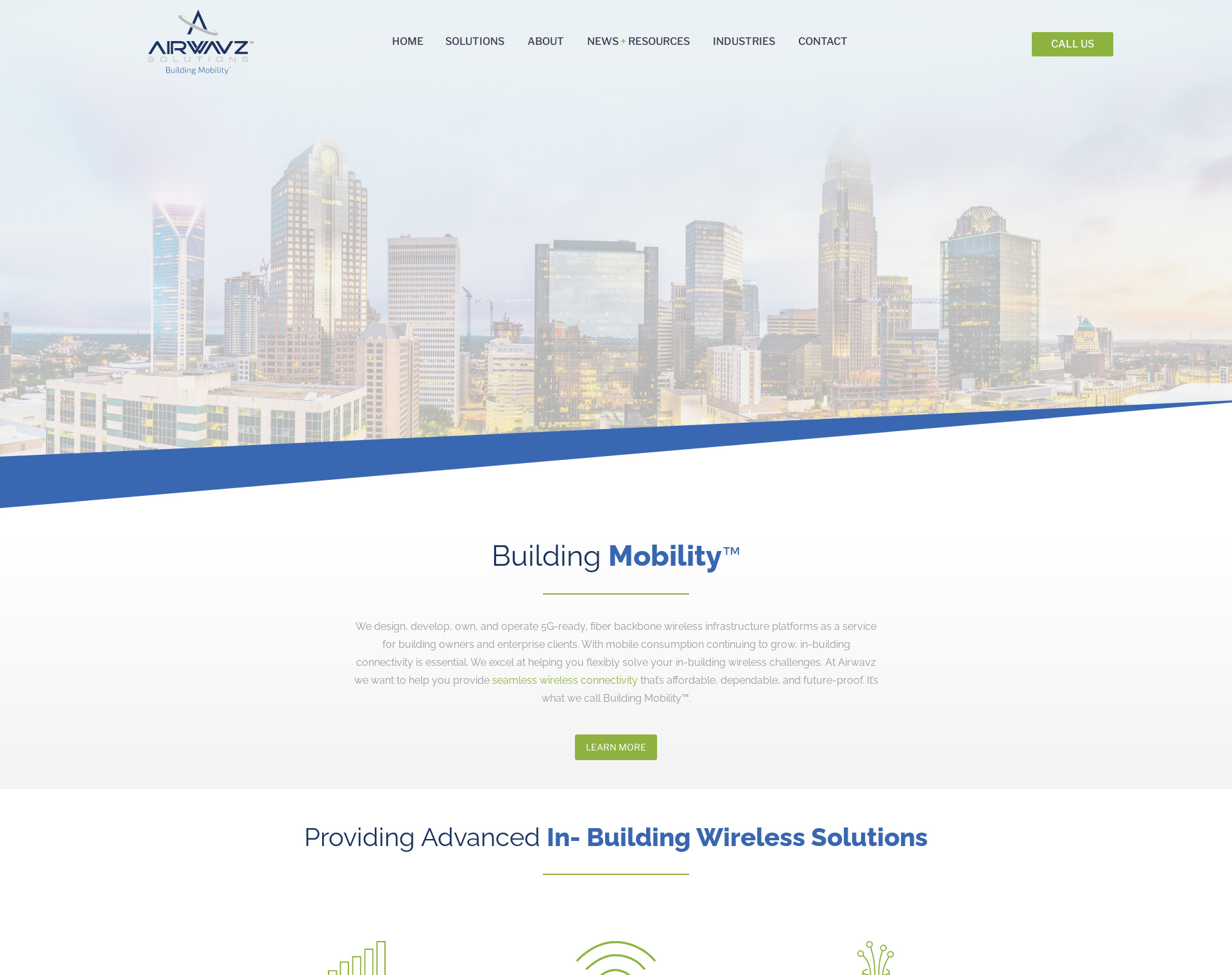 Airwavz Website by CCP Web Design in Charlotte NC