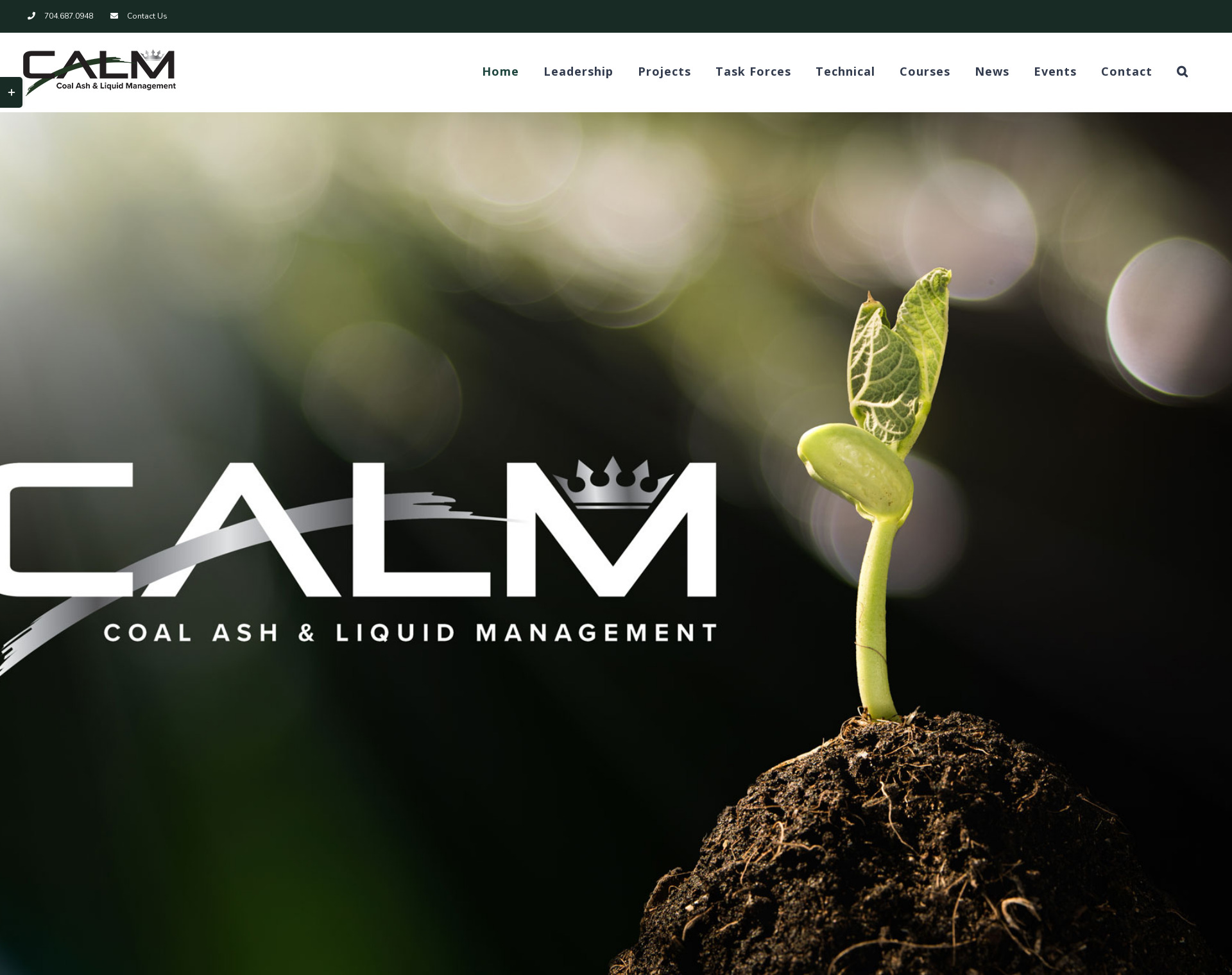 CALM Website by CCP Web Design in Charlotte NC