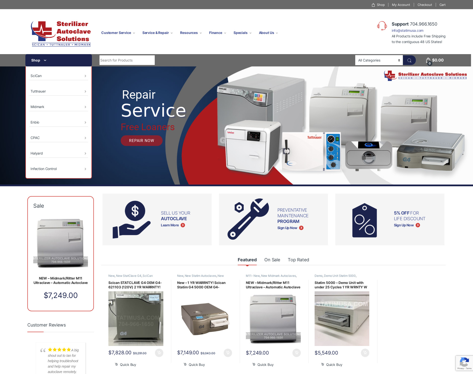 Sterilizer Autoclave Solutions by CCP Web Design in Charlotte NC