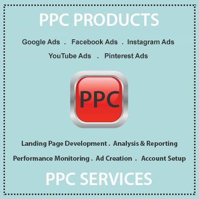 Google Ads, Facebook Ads, Instagram Ads, YouTube Ads, Pinterest Ads